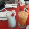 Young Coconut Juice, Orange Juice