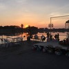 Outdoor Patio At Sun Set