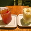 Iced Teas [90.-] & Passion Fruit Cream Soda [90.-]