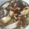 ก๋วยจั๊บน้ำข้น (35 บ.) พร้อมหม่ำ