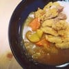 ข้าวแกงกะหรี่หมูทอด 