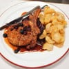 Smoked Pork Chop with Raspberry Gravy (480฿)
