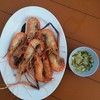 กุ้งสดดี อบมากำลังดีเนื้อเด้งๆเลย