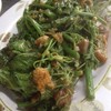 ผักยอดมะระหมูกรอบ(70฿)