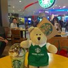 หมีบารีสต้าฮ่องกงกิน Green Tea & Espresso Frappuccino 