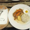 ซี่โครงหมูอบโรสแมรี่+ข้าวผัดงา ซี่โครงหมูอบโรสแมรี่+ข้าวผัดงา