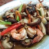 เห็ดหอมผัดกุ้ง
