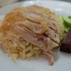 ข้าวมันไก่เนื้อสะโพก (30.-)