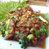 นกกระจอกเทศผัดพริกไทยดำ