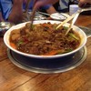 เอากรรไกรตัดเส้นด้วยนะจะได้กินง่ายๆ