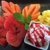 ไอศครีมฟรุ๊ตตี้ อยากได้แบบไหนขอให้บอกพนง. เค้าตัดให้ได้หมดเลย