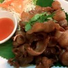 สามชั้นทอดน้ำปลา😋🐷