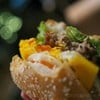 เบอร์เกอร์หมูเพิ่มไข่+ชีส(50B)
