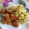 ข้าวราด 2 อย่าง 45 บ.