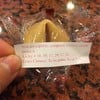 fortune cookie หลังคิดเงินค่า :)