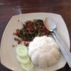 กะเพราหมูสับ