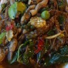 หอยหลอดผัดฉ่า มีเฉพาะบางวัน ราคา100