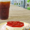 Strawberry cheese Cake + Americano