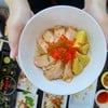 SALMON DON ข้าวหน้าแซลมอน] 99.-