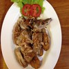 ปลาเนื้ออ่อนทอดกระเทียม