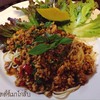 สปาเกตตี้ผัดขี้เมาไก่สับ