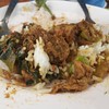 ผัดปลากระเบน แบะผัดหมู