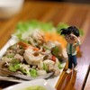 ยำเห็ดรวมใส่กุ้งสดรสกภลังดี 4/5