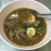 ราดหน้าหมู + กุ้ง