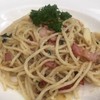 สปาเก็ตตี้พริกแห้งเบคอน สปาเก็ตตี้พริกแห้งเบคอน