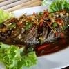 ปลาไอ้ฮื้อทอดสามรส