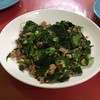 ผักเหลียงผัดกะปิหมูสับ