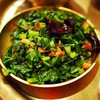 ผัดผักในเซ็ทเมนู Fish Thali