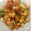 ราคา170 บาท++ Spicy Chinese Kale Salad with Crispy Shrimp