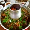 หม้อไฟเกาเหลาเป็น หม้อใหญ่ 150 ใส่ทั้งเนื้อ เครื่องใน ปีก ขา 