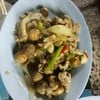 หมูผัดน้ำมันหอยใส่เห็ด
