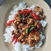ไก่กระเทียมพริกสด
