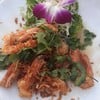 กุ้งทอดราดซอสมะชาม