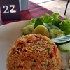 ร้านนี้มีเมนูเล่มสำหรับคนไทย มากินได้ไม่ต้องกลัว จานเดียวแบบนี้แค่ 50 บาทเอง