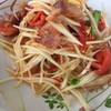 ส้มตำคอหมูย่าง