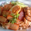 ข้าวหมูแดงหมูกรอบไข่. (40 บาท)