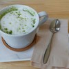 Hot green tea