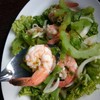 ยำมะระกุ้งสด
