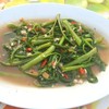  ผัดผักบุ้งไฟแดง  (30 บาท)