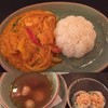 190฿./set ข้าวทะเลผง+ซุปต้มยำ+ปอเปี๊ยะสด2ชิ้น