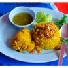 ข้าวหมกไก่: 50 บาท : ข้าวหมกไก่ทำหอมดี 