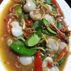 เอ็นหอยสดมากๆ เครื่องแกงสด ใหม่ รสชาติกำลังดี