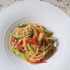 Spaghetti with salted fish Spaghetti with salted fish