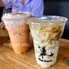 ชาเย็น50฿และนมคาราเมล65฿