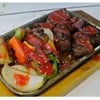 สเต๊กเนื้อสันในจานร้อน : 230B : ให้มาเยอะ 