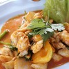 ปลาหมึกผัดไข่เค็ม 